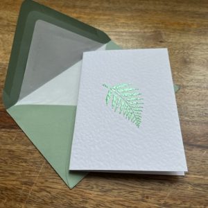 Fern Leaf card